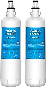 AQUA CREST 7012333/7042803 Ice Maker Water Filter, Replacement for Sub-Zero 7012333/7042803, UC-15, UC-15IP Ice Maker Water Filter, Manitowoc K00374, 2 Pack