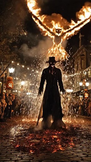 Welcome to Raven’s Hollow Nighttime District 💀 In Salem’s Raven’s Hollow Nighttime District, lanterns flicker over cobblestone streets and whispering ravens. Jazz drifts from hidden taverns, and shadows dance behind fogged windows. When the clock strikes midnight twice the living and the dead trade places, if only for a song. | Halloween Vibes