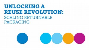 Today, the use of reusable packaging remains small-scale....