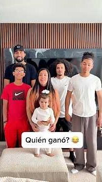 Mis hijos y mi esposo me imitan, el que lo haga mejor se gana $100. Ustedes deciden quien gana !