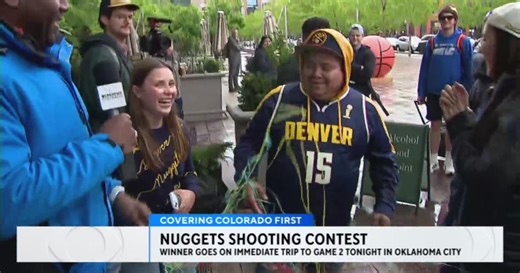 Nuggets contest winner gets flown to Oklahoma City for Game 2