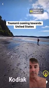 939K views · 4.6K reactions | An earthquake just happened off the coast of Alaska, which is causing a tsunami to come towards the United States. If you’re in the Pacific Northwest, be careful. #weather #tsunami #alaska | Mitch Summers | Facebook