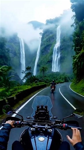 Most Beautiful Waterfall You'll See Today 😍 #shorts#viral #naturelovers #naturebeauty #4knature