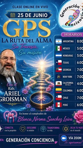 🌟✨💻 Vía Zoom🔗 Link de Zoom:https://us06web.zoom.us/j/82249861056Meeting ID: 822 4986 1056🧭
