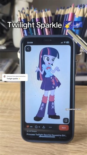Twilight Sparkle #mlp #fanart #mylitlepony #myart #viral #twilightsparkle #art