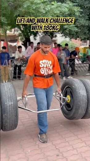 👉 Can You Handle This? 180KG Farmer Walk Challenge 🤡🤝⚡️💀