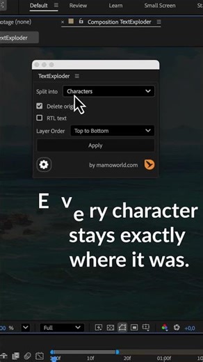 Splitting text into layers shouldn’t be manual.
