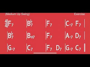 F Jazz Blues - 120 bpm - BACKING TRACK FOR YOUR MUSIC STUDIES