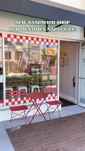 Meet All Too Well, a brand new gourmet sandwich shop that just opened off 5th Avenue in downtown Naples. This counter service spot keeps it simple with a display of their sandwiches and decor in the shop paying homage to owner Chef Mitchell Jamra’s family history and love of food. The menu’s creative sandwich combinations easily made this spot a new Noms favorite. Each sandwich is made with attention to detail, down to how they make sure each ingredient is highlighted, and textures, temperatures