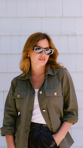 Georgia May Jagger | My favorite new spring outfit @aninebingofficial #ANINEBINGMuse | Instagram