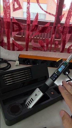 Lötkolben Set Fnirsi HS-02A SMD löten Unboxing Produkttest