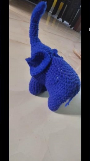 how to make crochet elephant #chrochet #shorts