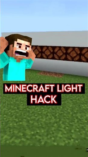 minecraft light HACK 😲