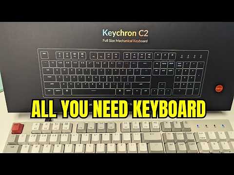 Keychron C2 Full Size Wired Mechanical Keyboard (First Impressions!)