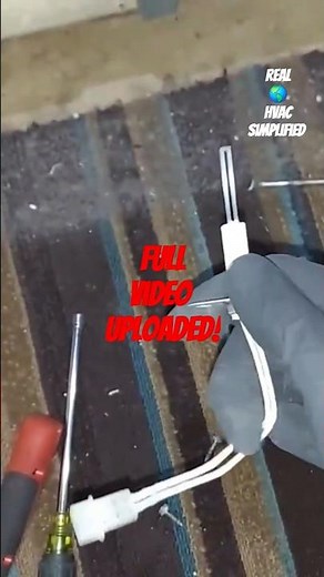 GOODMAN FURNACE FLAME SENSOR & IGNITER REPL... #d2dnyac #shorts