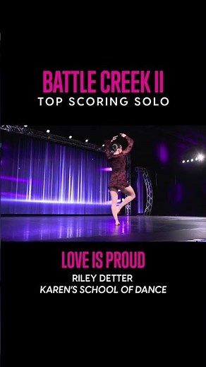 Such a beautiful routine from Battle Creek's top scoring solo! 🤩