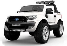 Ford Ranger ride on car, 4 Wheel drive and Rubber tyres_ Huge Size (white)