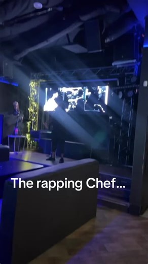 The rapping Chef @SplashUltraLounge #fyp #howto #lasvegas #rapper