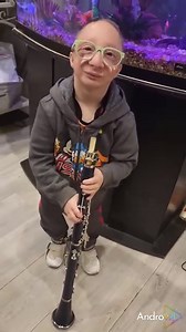 He has been asking for a real clarinet like squidward on spongebob has. Mom finally gave in. I tried to blow 1 note got nothing. He is making all kinds of sounds. He loves it and has practiced nonstop. | Nick Smith