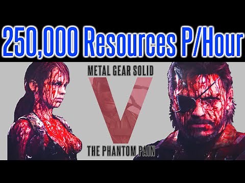 MGSV Phantom Pain - Infinite Resource Farm Tips | Guide | Fuel, Metal, Bio, Precious Metal