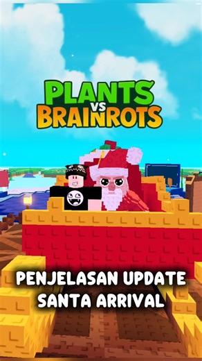 Penjelasan Update Event Santa Arrival Plants vs Brainrots Roblox #shorts #plantsvsbrainrots