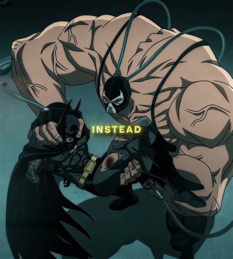 “Bane vs Batman 💀"- Batman Knightfall | Miguel Angeles - DEATH RATTLE [Super slowed] edit #shorts