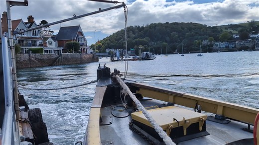 Crossing the River on the Lower Ferry. | dartmouthphotographs.com