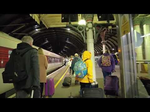 Inside York Railway Train Station - York, England
