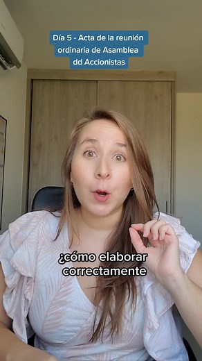 Cómo elaborar el acta de la reunión ordinaria de la Asamblea de Accionistas