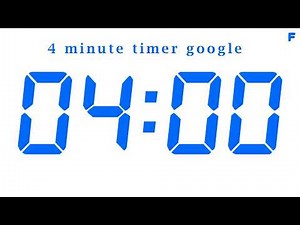 4 minute timer google