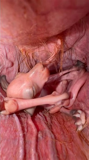 This Baby Is Doing AMAZING! Red Kangaroos are only pregnant for 30 days on average #animals #shorts