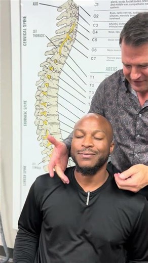 Best Neck Pop You'll See Today 💥 #chiropractic #satisfying #shorts