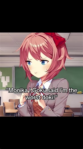 Monika Takes on Every Anime Verse with Style