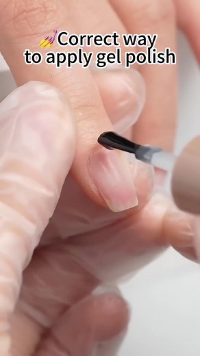 💅Correct way to apply gel polish #gaoygelpolish #nailtutorial #nailslove #nailstutorial #nails