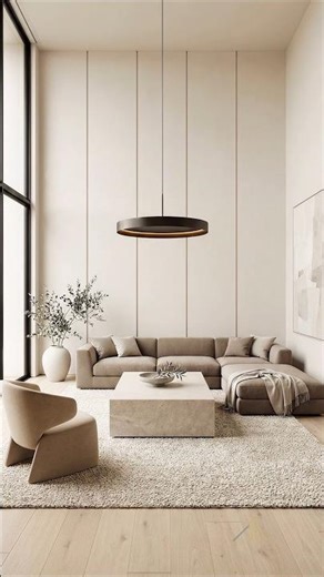 Double Height Living Room Renovation | Modern Minimal Interior Transformation