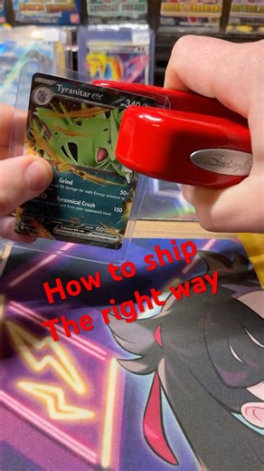 Step-by-step tutorial on how to ship Pokémon cards properly ￼