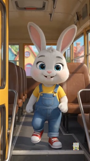 🚌🐰 School bus fun with Benny Bunny! Ride, sing & learn! 💛🎵
