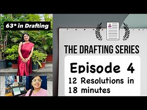 12 Must-Know Resolutions Explained in ONLY 18 Minutes | Drafting Series EP 4 (CS Professional)