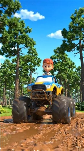 Kids Monster Truck Game 🚗 Giant Spider Escape! Fun USA Gameplay #Gaming #Kids #USA