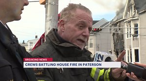 Fire captain injured battling residential fire in Paterson, 1 person unaccounted for