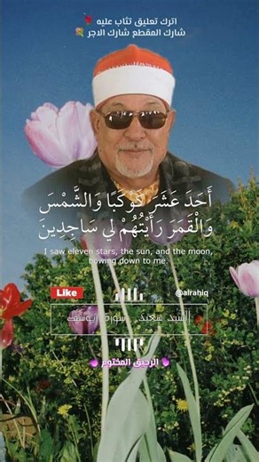 Masterpieces by Sheikh Sayed Saeed - Surah Yusuf
