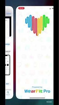 Download correct wearfit pro app for smartwatch on app store or google play store