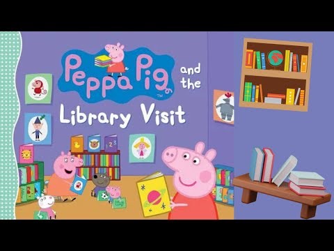 Peppa Pig and the Library Visit #peppapig #peppa #kidsbooksreadaloud