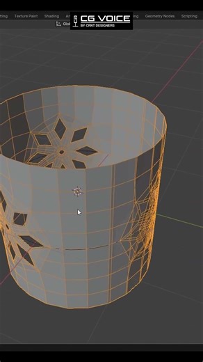 P15 _ Ceramic Hanging Lantern Prop _ Blender Modeling #3dmodelingtutorial #blendertutorial #shorts