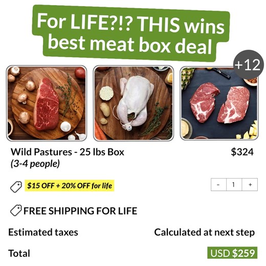 Leaning out? Your steak choice matters. Wild Pastures flat iron steak is naturally lean, grass fed, grass finished, and regeneratively raised — without the calorie guesswork. Get $15 off your first box 20% off for life, delivered to your door. | Wild Pastures