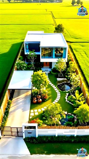 We Built a House in the Middle of Fields 😲 | Village Teamwork #shorts