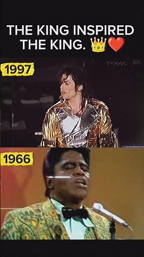 1966 JAMES BROWN vs 1997 MICHAEL JACKSON DANCE MOVES 🤯#history #shorts
