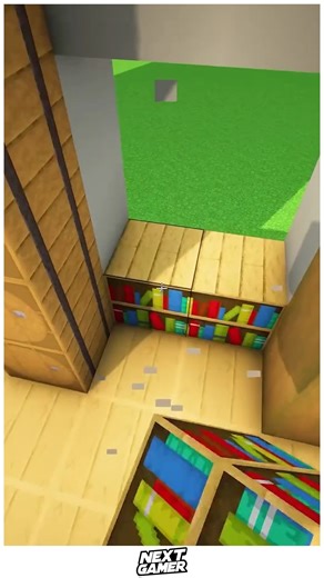 NextGamer | 🗄️⚒️ Stylish Minecraft Storage Shelf 🌾🏠 Build a smart and elegant storage shelf to keep your essentials neatly displayed! 🧱 Ideal for small... | Instagram
