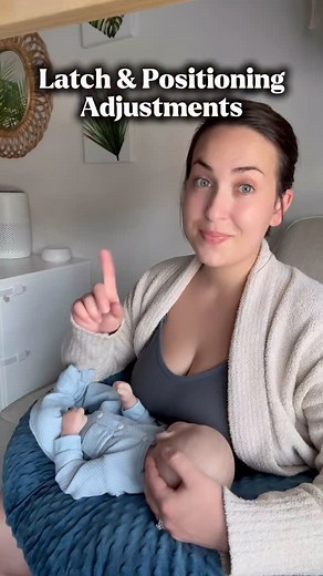 If you’re struggling with a shallow latch and/or nipple pain with breastfeeding, check on these adjustments! ✅Baby’s body turned fully towards you (ears, shoulders, and hips in a straight line) ✅Hand at the base of the head/neck and not on the back of the head ✅Baby’s arms encircle the breast (not tucked between mom and baby) ✅Bring baby to breast with nose in line with the nipple (rather than mouth in line with the nipple) #breastfeeding #latch #breastfeedingmom #postpartum #lactation #milksupp
