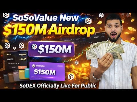 SoSoValue New 150M Airdrop || SoDex Officially Live For Public With Huge Rewards